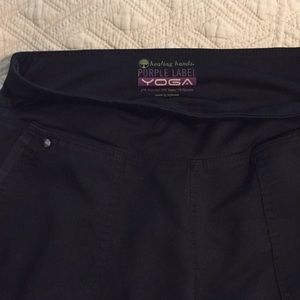 3 Healing Hands Purple Label Yoga Scrub Pants XS